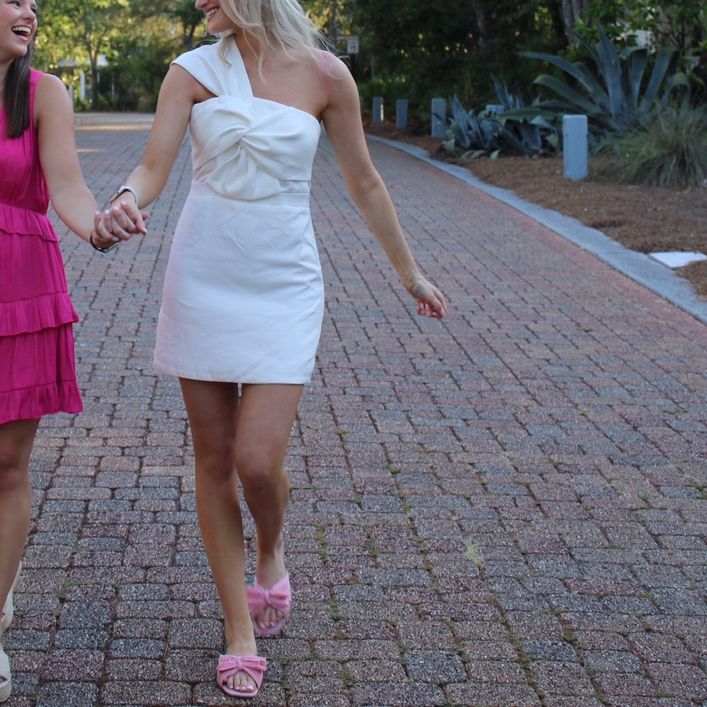 American Threads White Dress
